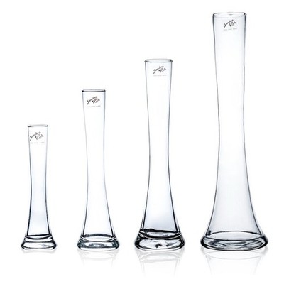 SANDRA RICH Solifleur X Vase Blumenvase aus Glas, hohe Glasvase für Einzelblumen