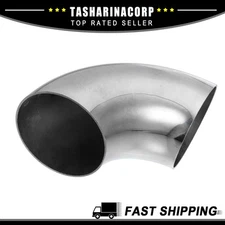 OD 3 Inch 90 Degree Mandrel Bend Elbow SS304 Stainless Steel Exhaust Pipe Tube