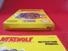 Werewolf The Last Warrior (Nintendo NES) Near Complete w/Box manual game WORKS!