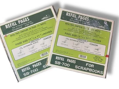 Lot of 2 Pioneer Scrapbook Refill Pages SB-700 25 Sheets X-Pando Pages (50) - Image 1 of 4