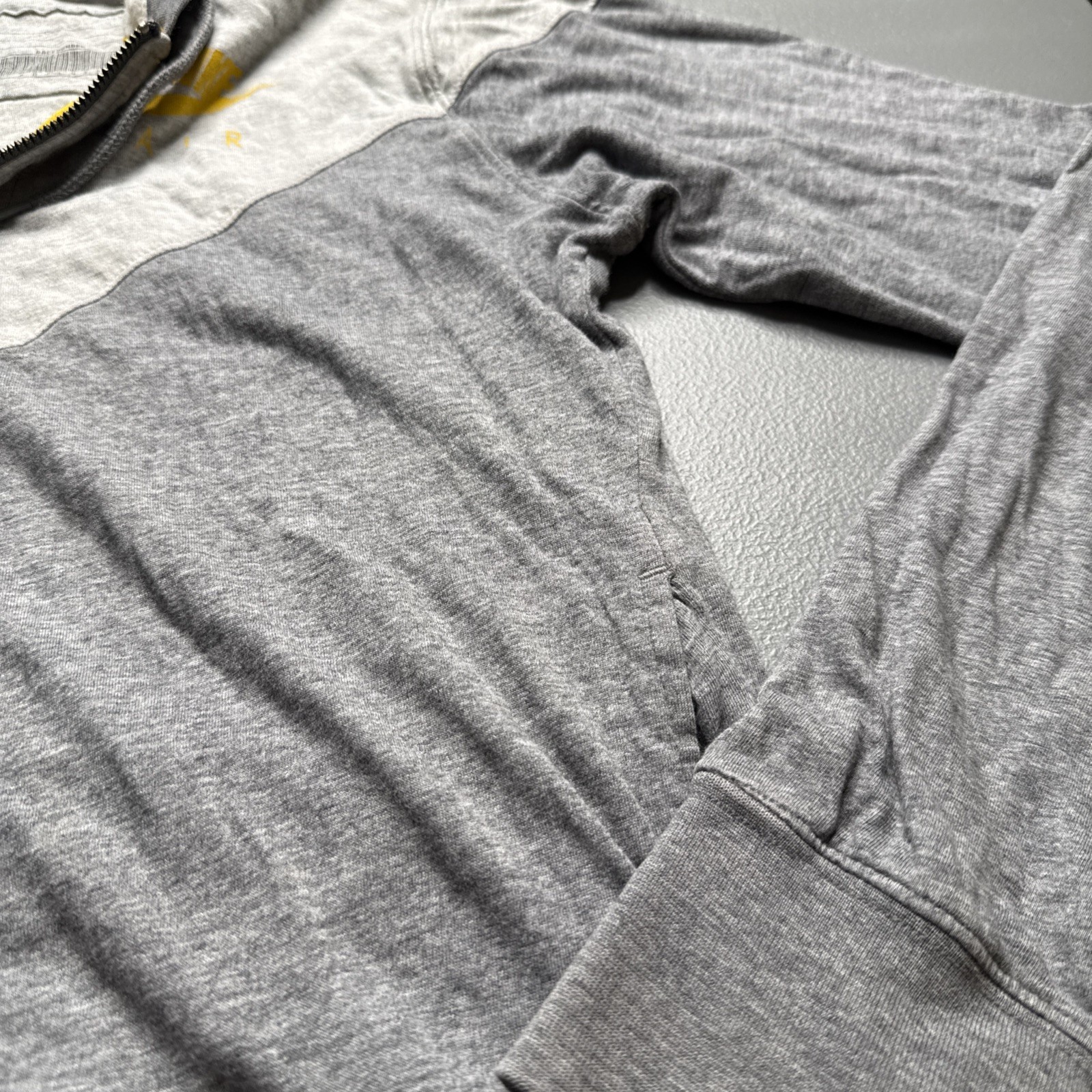 Nike Medium Full Zip Grey Unisex Hoodie Female image 2