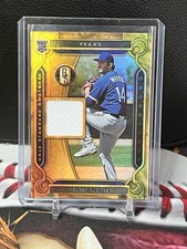 2023 Panini Chronicles - Gold Standard Swatches Owen White #GSS-OW (MEM, RC)