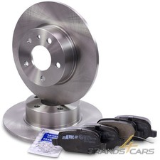 ATEC BREMSSCHEIBEN VOLL Ø251 + BREMSBELÄGE BREMSKLÖTZE HINTEN FÜR ALFA ROMEO 147