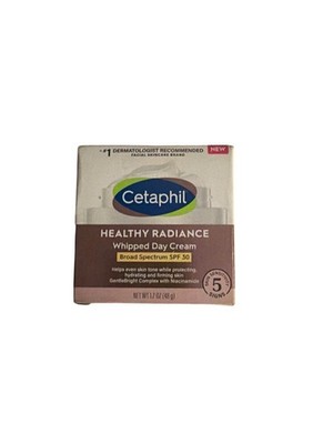 Cetaphil Healthy Radiance Whipped Day Cream 1.7 oz SPF 30 Expires 09/2023