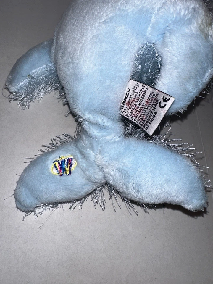 GANZ Webkinz BLUE WHALE Plush HM356 Stuffed Animal Toy No Code - Image 4 of 4