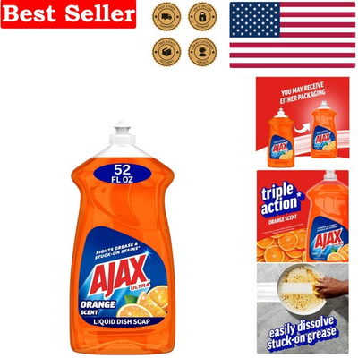 #ad #ad Eco Friendly 52 fl oz Ultra Dish Soap Orange Scent Antimicrobial amp; Non Toxic $7.19