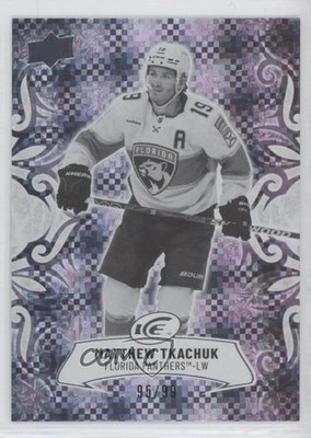 2024-25 Upper Deck Ice Greyscale 95/99 Matthew Tkachuk #71 03uh
