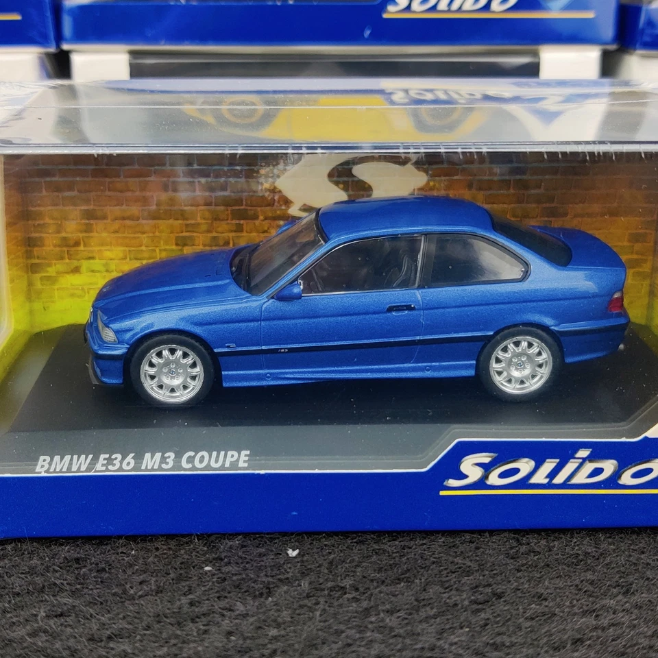 VOITURE SOLIDO BMW E36 M3 COUPE ESTORIL BLUE  1:43 NEUF BOITE S4315202 - Photo 2/4