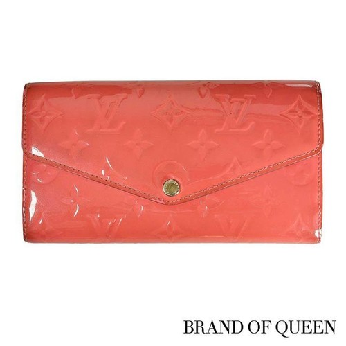 Used LOUIS VUITTON Long Wallet LOUIS VUITTON Unprecedented Authentic Vernis New
