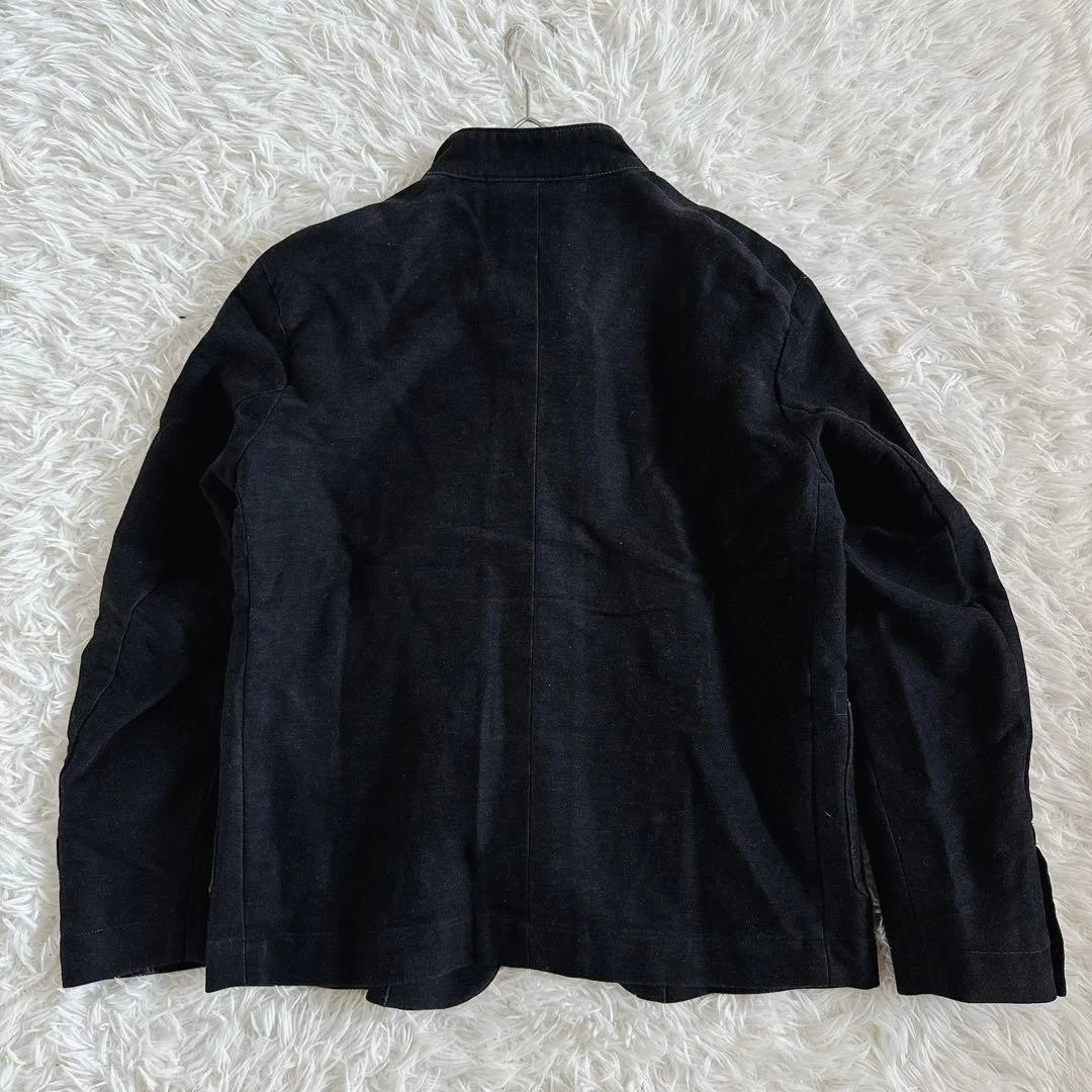 45R 45rpm Mole 908ALL Coverall Jacket Black Cotton Stand Collar Size 2 M Japan - product detail image 9