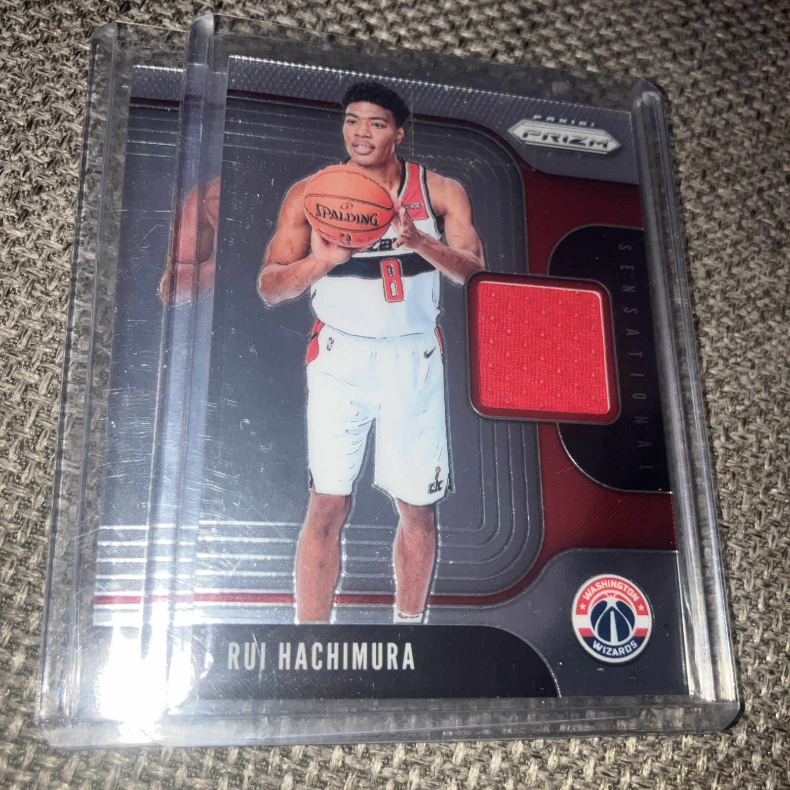 2019-20 Panini Prizm Sensational Swatches Jersey Rui Hachimura #SS-RUI (MEM, RC)