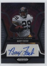 2025 Panini Prizm Black Prizmatrix Signatures Barry Foster #PS-BFR Auto 13y1