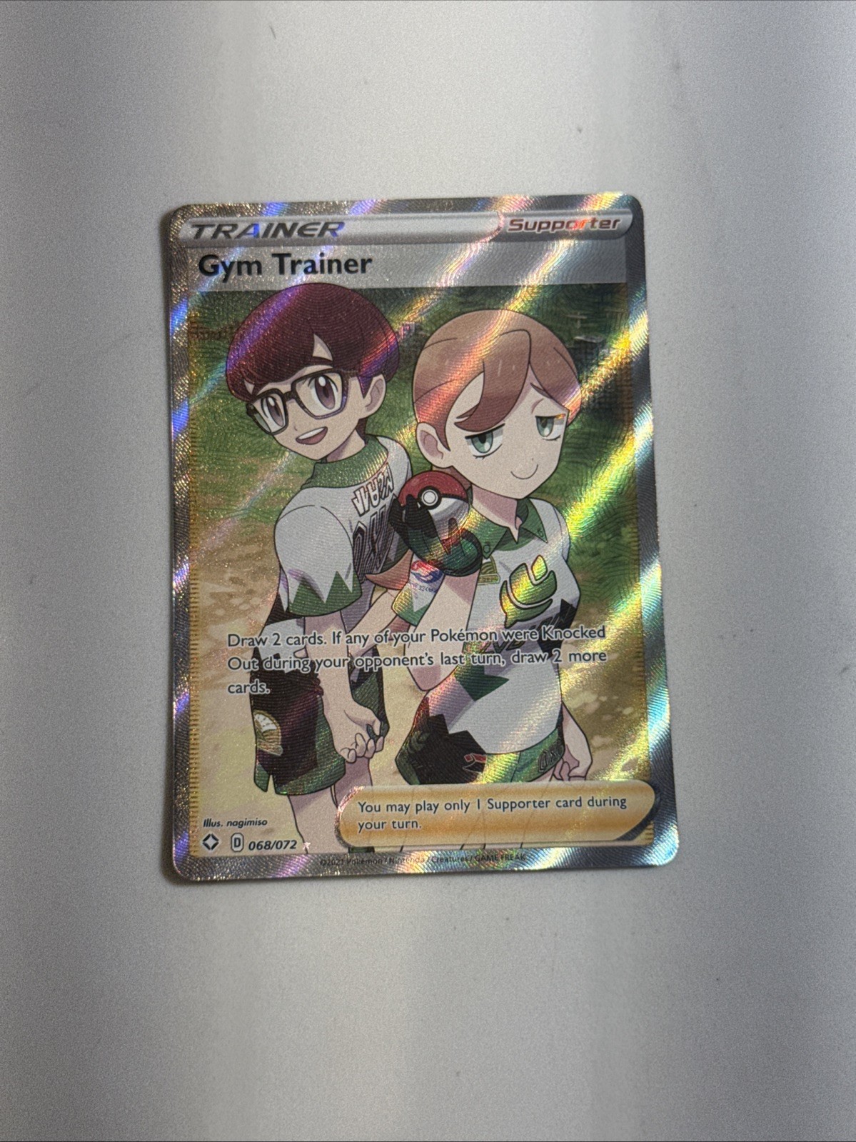 Gym Trainer (Full Art) - 068/072 Ultra Rare Shining Fates NM Pokemon TCG