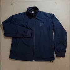 Nike Windbreaker Blue Full Zip Lightweight Track Jacket Athletic Mens Large