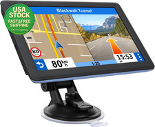 7 GPS Navigator for Car Truck RV 2025 Maps Voice Guidance Custom Routing
