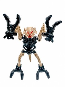 LEGO Bionicle Zesk 8977 Glatorian Agori 2009 complete set without cracks Tan col
