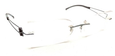 Silhouette Titanium Silver Gray Brown Rimless Eyeglasses Frames Austria Unisex