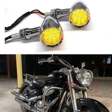 2pcs Motorcycle LED Turn Signals Blinker Light For Harley Sportster XL 1200 883
