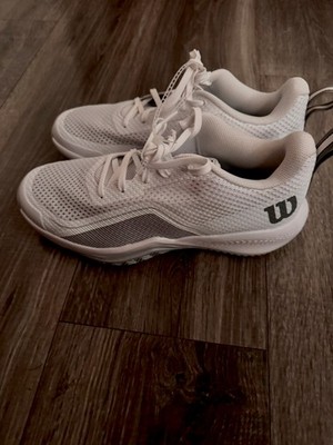Wilson Rush Pro Lite HC Mens Hard Court Tennis Shoes, White, NEW Size 8.5