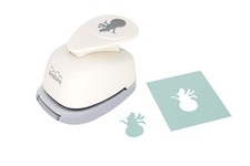 Bira Craft 1 inch Snowman 2 Lever Action Craft Punch for Paper Crafting Scrap...