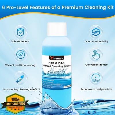 DTF Printhead Cleaning Solution 100ML Universal Printer Kit