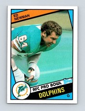 1984 Topps #126 Ed Newman Miami Dolphins