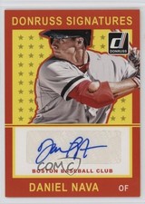 2014 Panini Donruss Signatures Daniel Nava #DN Auto 17ac