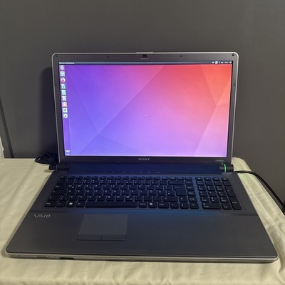 Sony Vaio Ubuntu Laptop| Intel Core Duo, 4GB DDR3,160GB HDD, Ubuntu 16.04 LTS