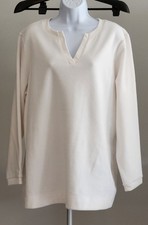 DENIM  COMPANY Size 2X NEW Womans V Neck Chenille Fleece Sweatshirt Top D  Co