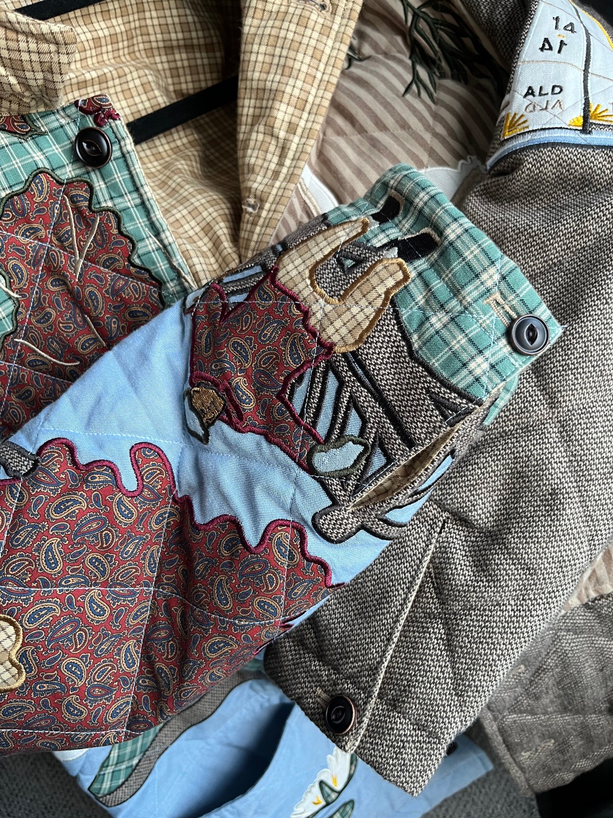 Aime Leon Dore Reversible Uptown Patchwork Jacket… - image 4