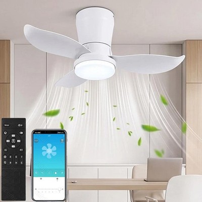 LED Deckenventilator Ventilator Lüfter Deckenlampe mit Fernbedienung Beleuchtung