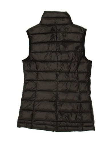 BCBGMAXAZRIA Womens Padded Gilet UK 2 2XS Black Nylon HZ15 - Picture 2 of 3