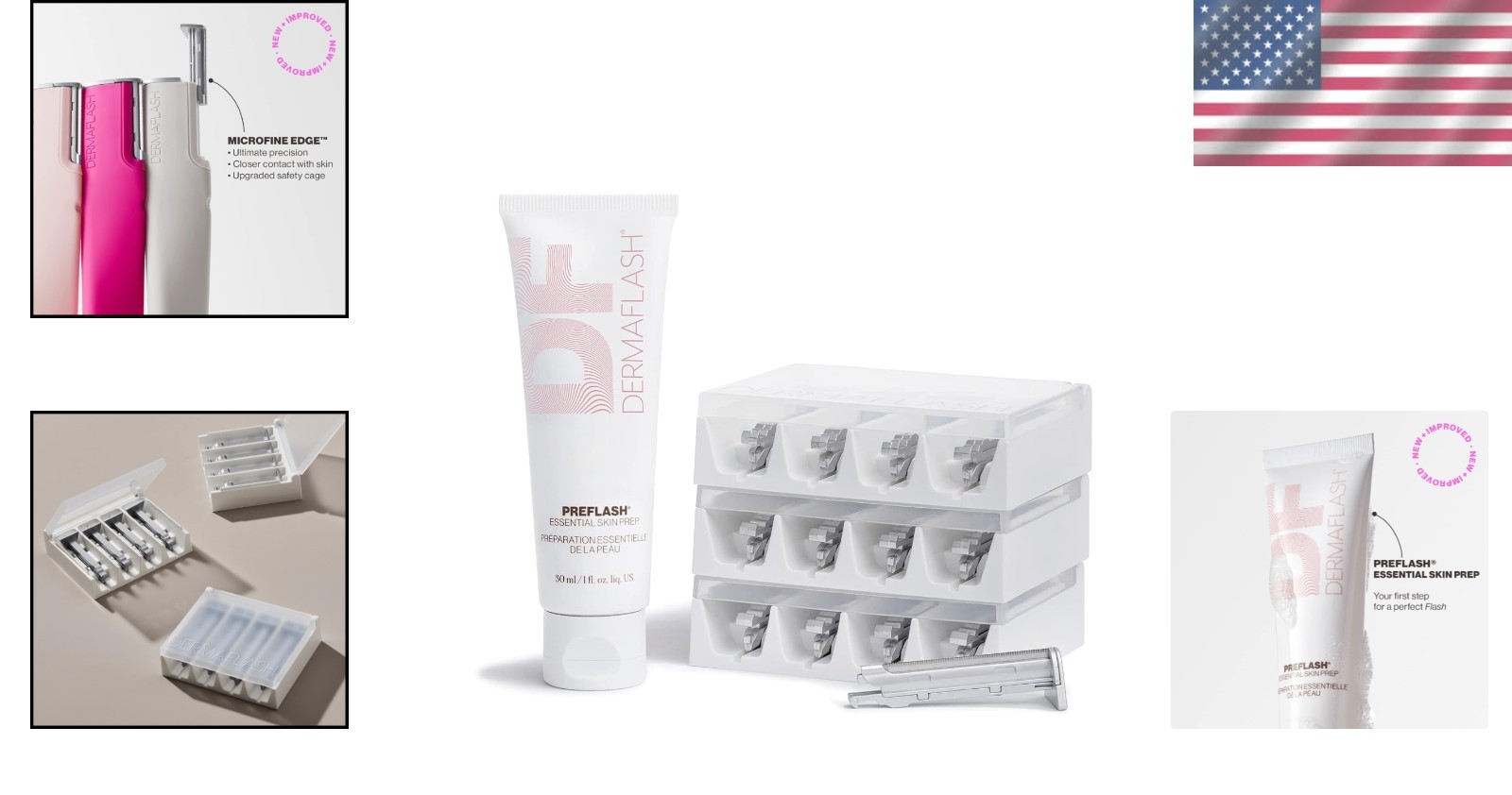 LUXE+ Dermaplaning Tool Compatible Kit - Exfoliating