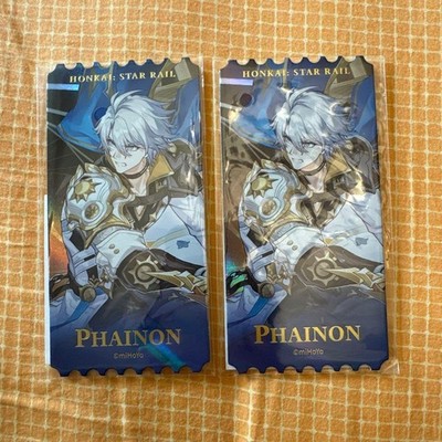 Honkai Star Rail Phainon Taobao Bonus Hologramm Ticket-Style Karte 2 Stück