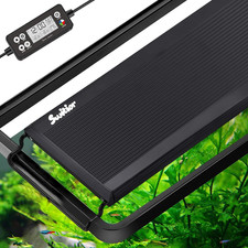 LED Aquarium Light with Timer, 7 Colors, Adjustable Brightness, IP68 Waterproof