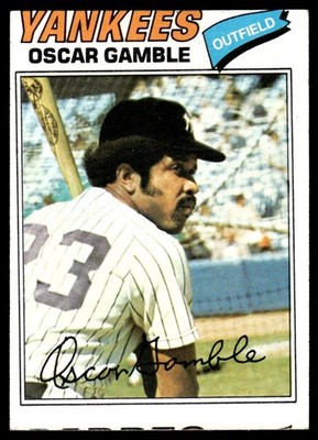 1977 Topps Oscar Gamble New York Yankees #505