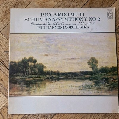 Riccardo Muti  Schumann Symphony No.2 Hermann & Dorothea Overture CFP 4394 LP Nm