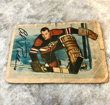 1953 - 54 Parkhurst #82 Al Rollins   Chicago Black Hawks FILLER