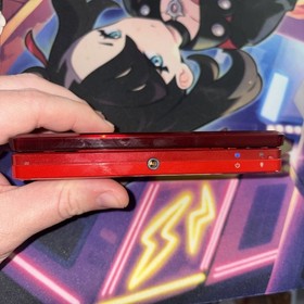 Nintendo 3DS  Flame Red Handheld Console Tested Working No Stylus Clean!