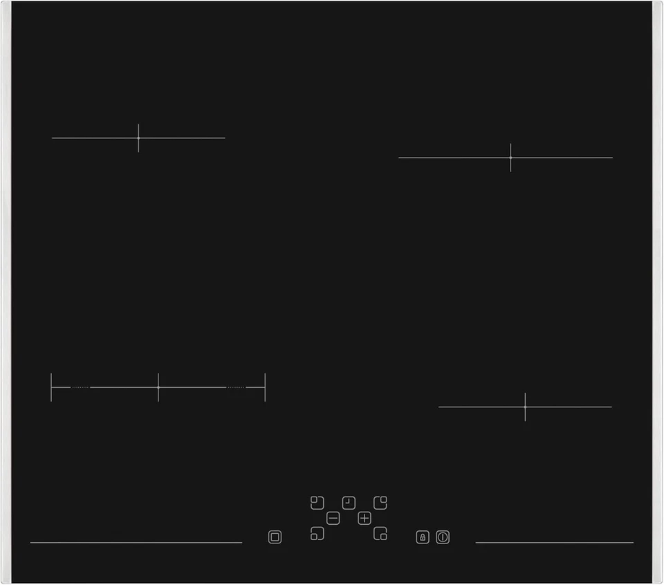 Herdset Einbau Backofen Glaskeramikkochfeld Heißluft AntiFingerPrint Oberfläche - Bild 4 von 4