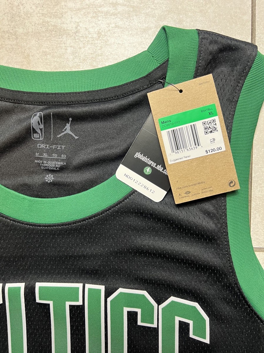 NBA Boston Celtics Statement Black Jordan Brand Jayson Tatum Size