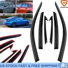 For Honda Civic Sedan 22-2026 Black Window Vent Visor Rain Guards Rain Guards x6