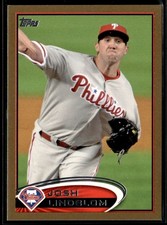 2012 Topps Update Gold Josh Lindblom 0024/2012 Philadelphia Phillies #US225