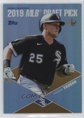 2022 X Bobby Witt Jr Crown Collection 2019 MLB Draft Pick Andrew Vaughn 0x8e