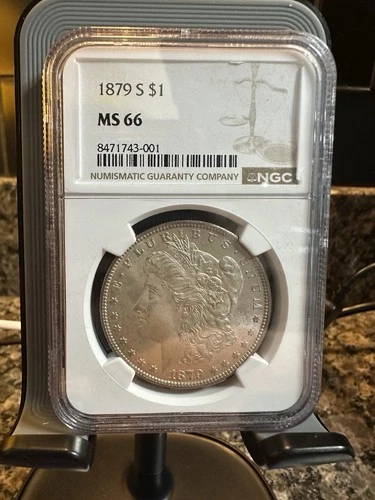 1879-S Silver Morgan Dollar - NGC- MS66