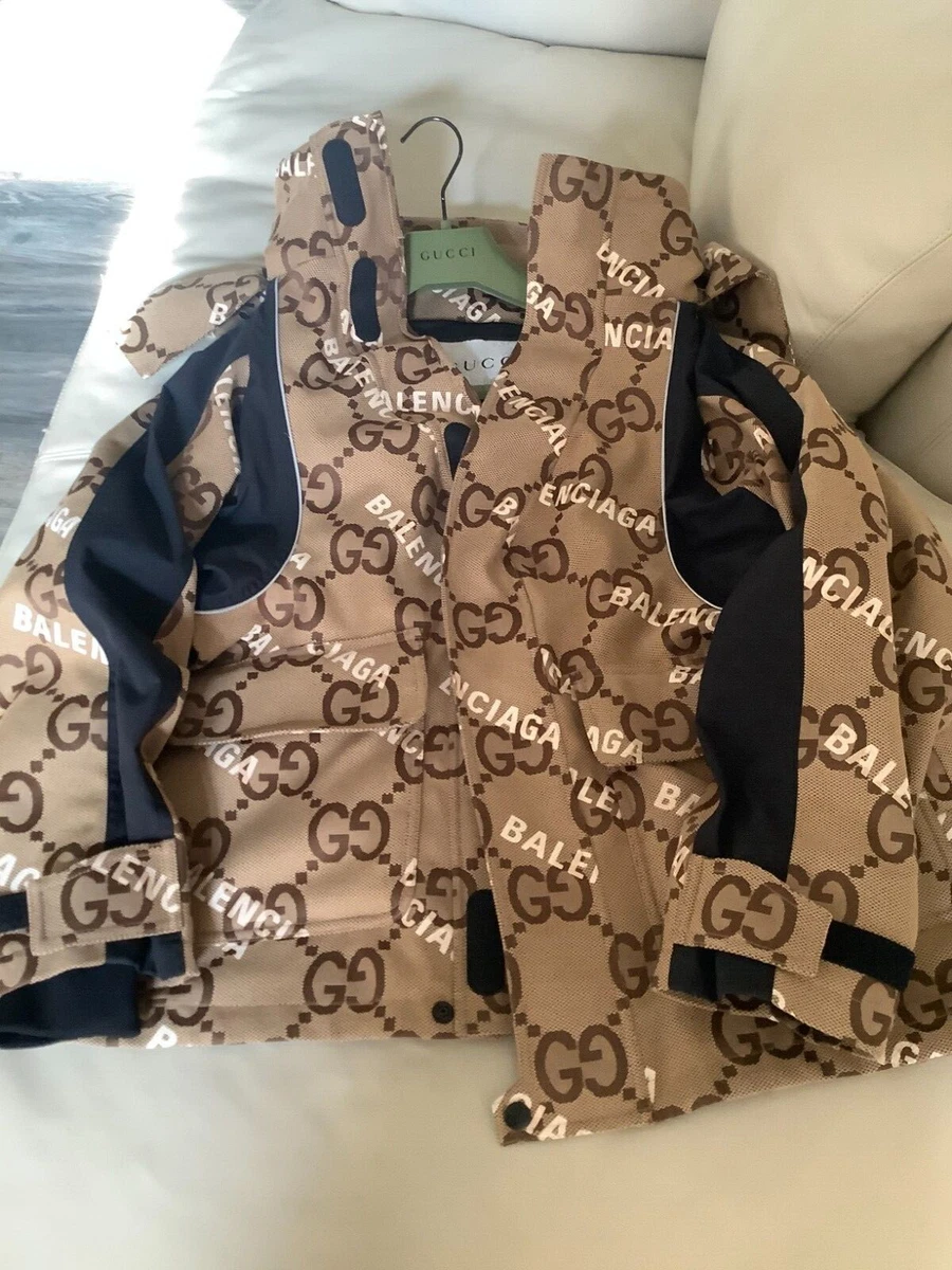 Gucci X Balenciaga The Hacker Project Beige Monogram Coated Canvas