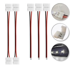 10mm 2pin LED strip connector Accessories For 2835 5630 single LED light Tape