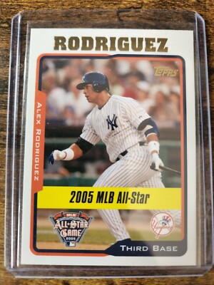 2005 Topps Update Alex Rodriguez All-Star #UH176 New York