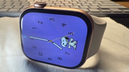 Apple Watch Series 10 46mm Cellular Rose Gold M/L Light Blush Sport Band - Picture 15 of 16
