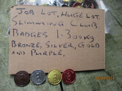 1,3Kg Restposten Vintage Schlankheitsschläger Pin Anstecker, alle 4 Klassen 1,3 Kg. #3-009